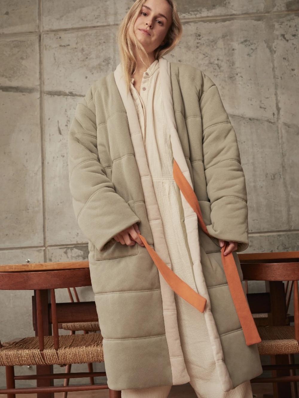 OFFHOURS Homecoat in Michelangelo